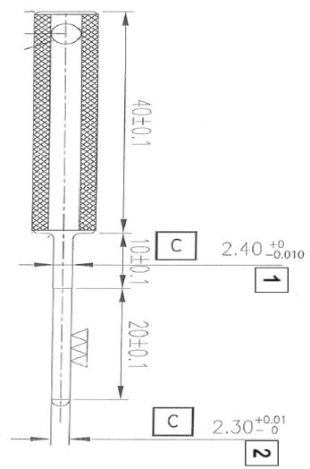 Inside Go-No go gauge(Ø2.40)