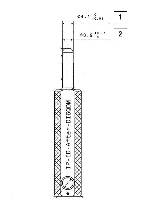 Inside GO NO GO Gauge DI6QD-M